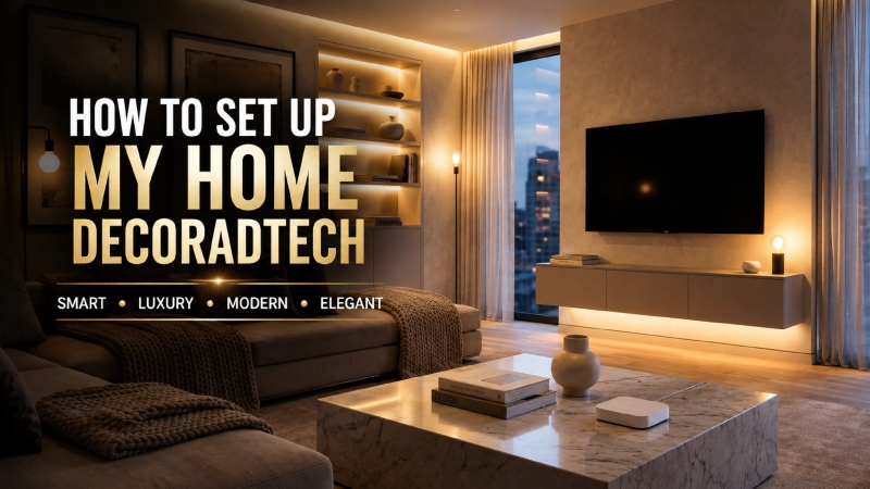 How to Set Up My Home Decoradtech for a Smart and Luxurious Home