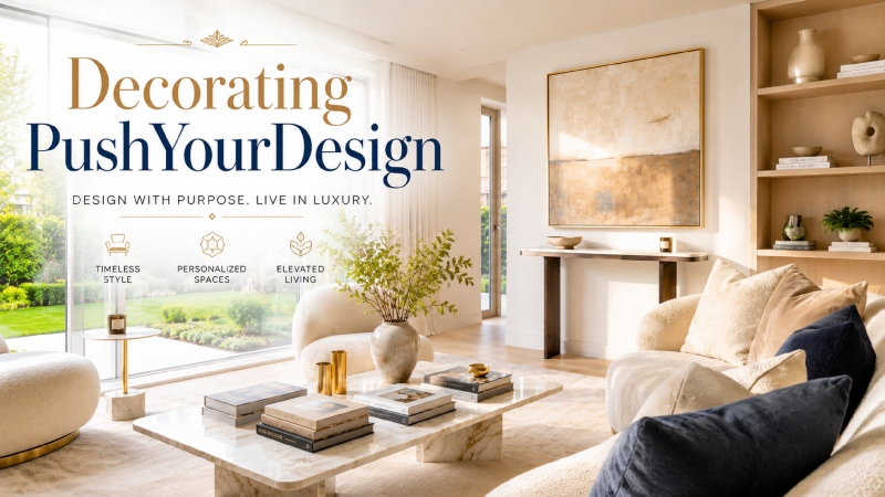 Decorating PushYourDesign: The Luxury Blueprint for Creating a Home That Feels Curated, Elegant, and Timeless